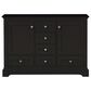 Lexora Home Dukes 48" Double Bathroom Vanity in Espresso with 2 cm White Cultured Marble Top, Rectangular Sinks and 46" Mirror, , large