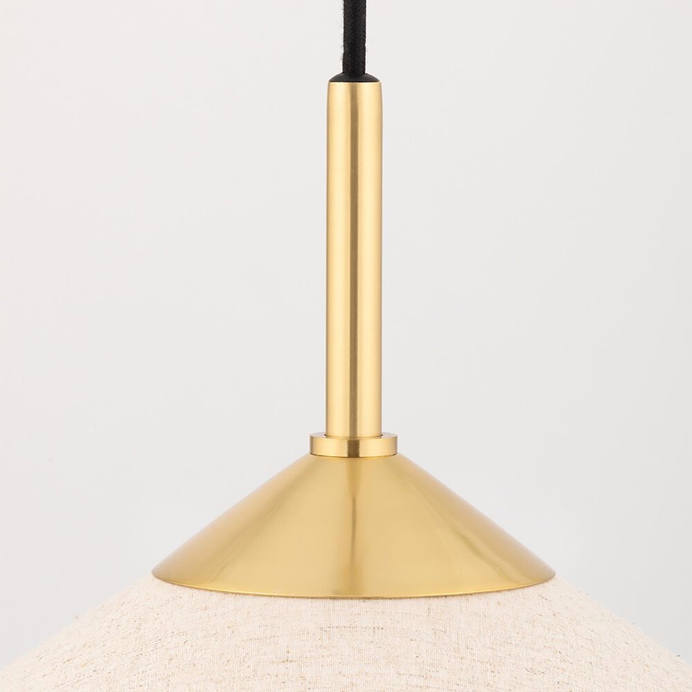 Mitzi Lighting Sodsai 1-Light Pendant in Aged Brass, , large