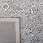 Safavieh Micro-Loop MLP526N 9" x 12" Navy and Ivory Area Rug, , large