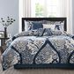 Hampton Park Vienna 7-Piece California King Comforter Set in Indigo, , large