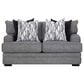 Moore Furniture Juno Stationary Loveseat in Crosby Denim, , large
