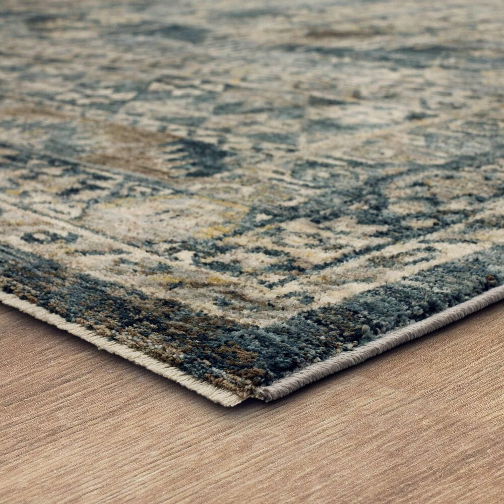 Karastan Marash 5&#39; x 7&#39;6&quot; Blue Area Rug, , large
