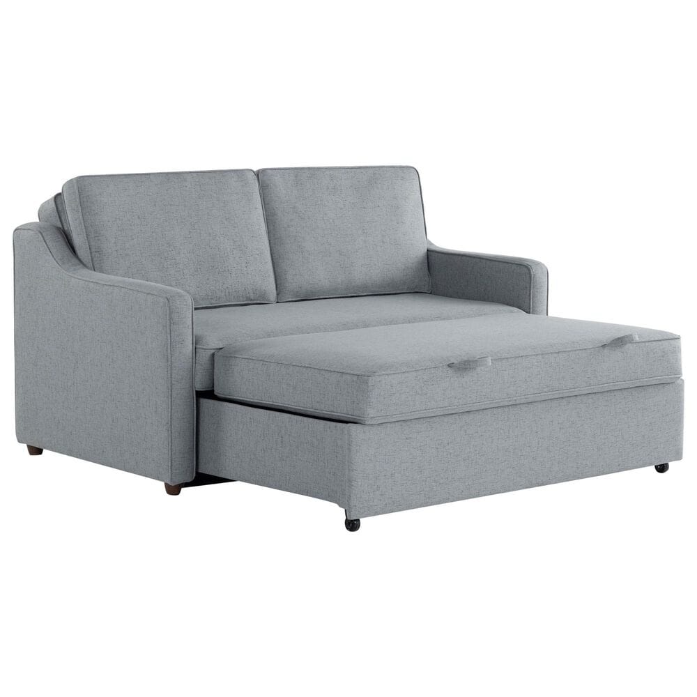 Lifestyle Solutions Carey Convertible Sofa in Light Gray, , large