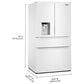 Whirlpool WRMF3736 29 Cu. Ft. French Door Refrigerator in White, , large