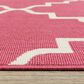 Oriental Weavers Havana Pink and Ivory 3"3" x 5" Indoor/Outdoor Area Rug, , large