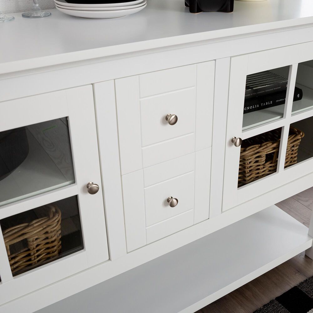Walker Edison 52&quot; TV Stand in White, , large