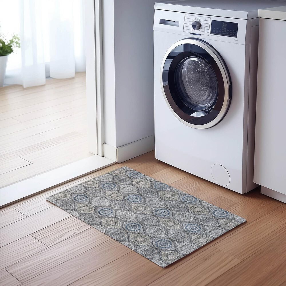 Dalyn Rug Company Solace SL1 1&#39;8&quot; x 2&#39;6&quot; Gray Area Rug, , large