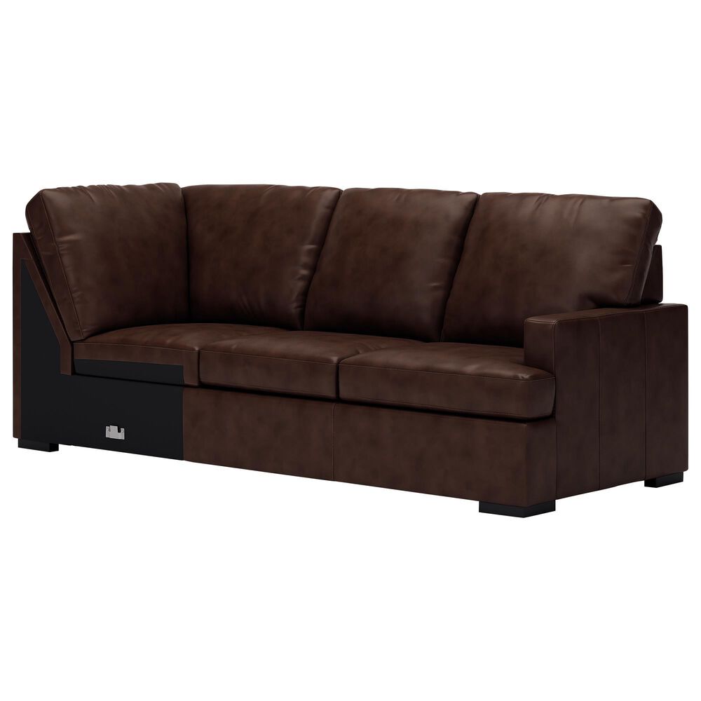 Ashley McDowlan 3-Piece Stationary Left Facing Sectional with Chaise in Coffee, , large