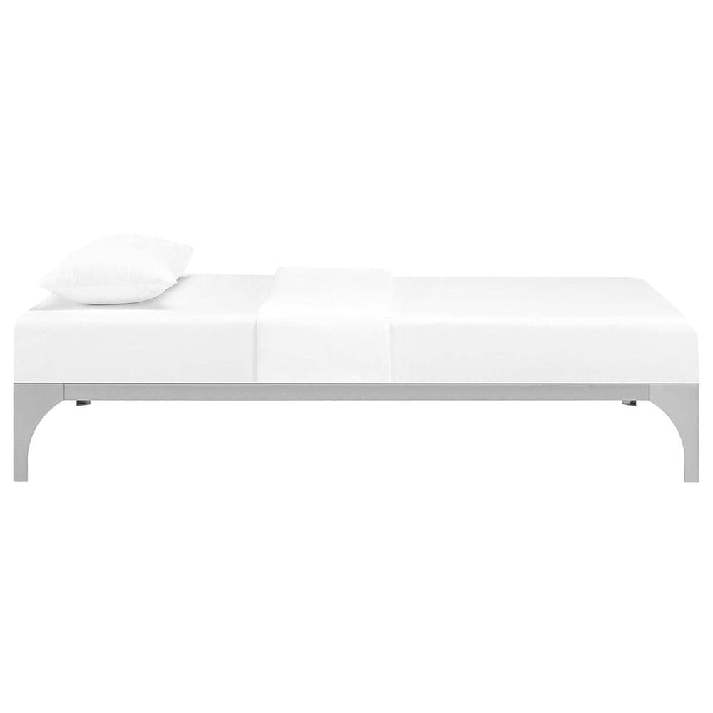 Modway Ollie Twin Platform Bed Frame in Sliver, , large