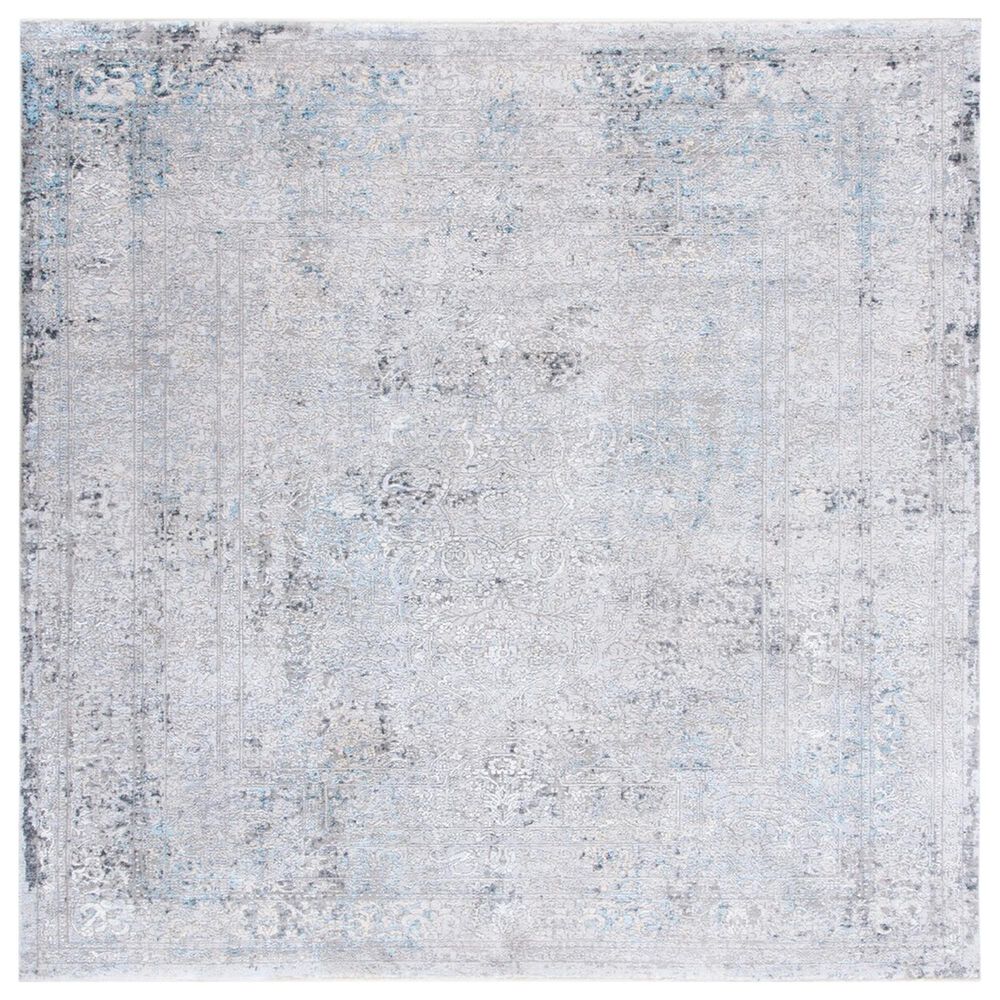 Safavieh Dream DRM407F 6"7" Square Grey and Ivory Area Rug, , large