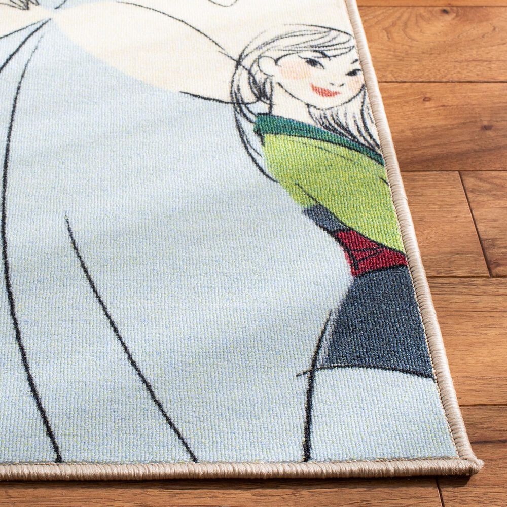 Safavieh Disney Princess Inspire 3&#39;3&quot; x 5&#39;3&quot; Ivory and Pink Kids Rug, , large