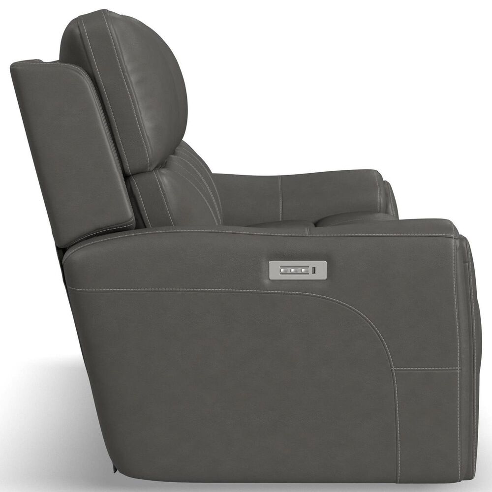 Flexsteel Carter Power Reclining Sofa and Recliner in Gray, , large