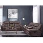 Oxford Furniture 2-Piece Power Reclining Living Room Set in Cowboy Dark Brown, , large