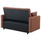 Coaster Portland Stationary Sofa Sleeper in Copper, , large