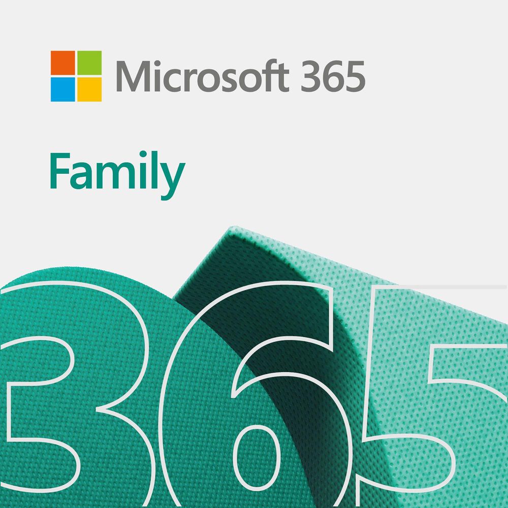 Microsoft 365 Family Software | 12-Month Subscription, 6 People | 6TB OneDrive Cloud Storage, , large