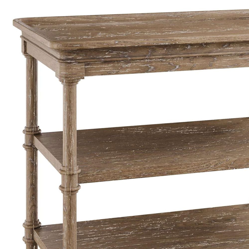 Hekman Chateaux 3- Shelf End Table in Brown, , large