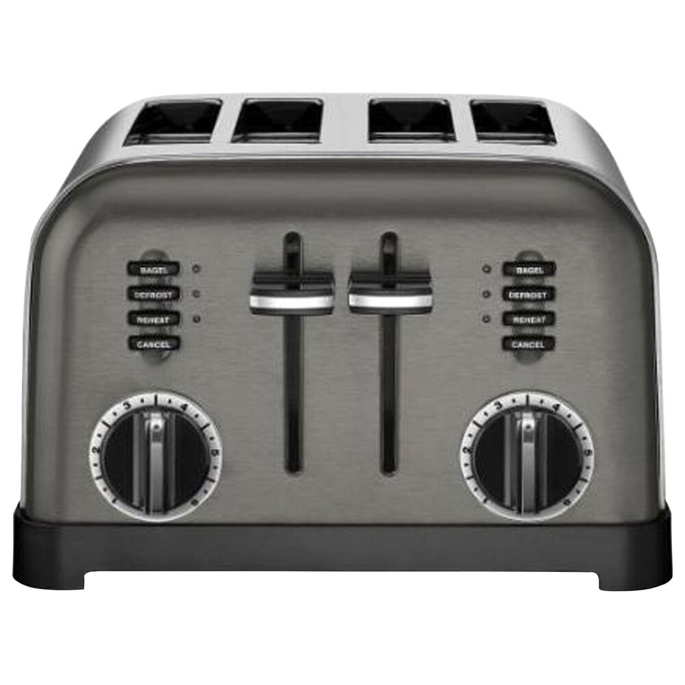 Cuisinart 1.5 Cu. Ft. 4-Slice Classic Toaster in Black Stainless Steel, , large