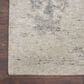 Nourison Silk Shadows 2"3" x 8" Ivory and Silver Runner, , large