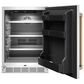 Thor Kitchen Gordon Ramsay 5 Cu. Ft. Outdoor Undercounter Beverage Cooler with Bronze Handle Kit in Stainless Steel, , large