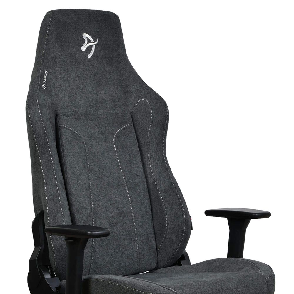 Arozzi Vernazza XL Soft Fabric Gaming Chair in Dark Grey, , large