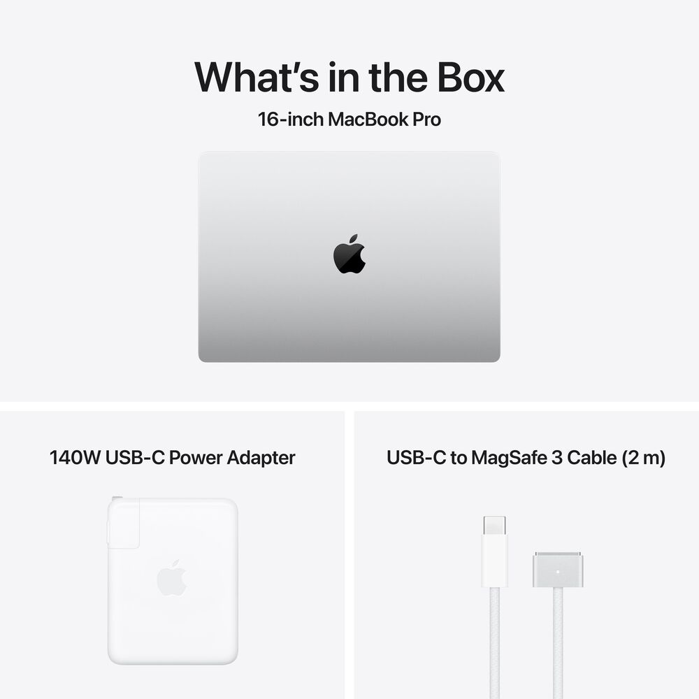 Apple MacBook Pro 16-inch Laptop M5 Pro chip - 18 Core CPU - 20 Core GPU - 24GB Memory - 1TB SSD - Silver (Pre-Order), , large