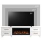 Legends Home Sonoma 95" Fireplace Console in Jasmine White Wash, , large