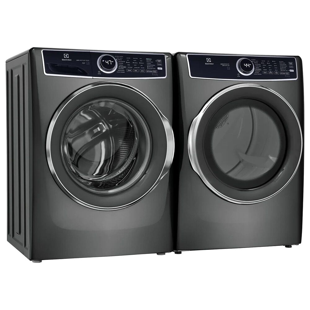 Electrolux 4.5 Cu. Ft. Front Load Washer and 8 Cu. Ft. Gas Dryer Laundry Pair in Titanium, , large
