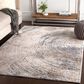 Surya Alpine 6"7" x 9"6" Charcoal, Medium Brown, Taupe, Gray and Light Gray Area Rug, , large