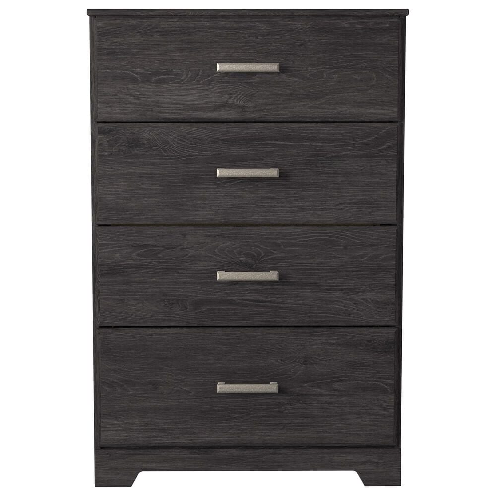 Ashley Belachime 5 Piece Full Panel Bedroom Set in Dark Charcoal, , large
