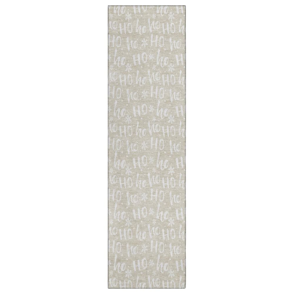 Dalyn Rug Company Wonderland WN22 2"3" x 7"6" Beige Indoor/Outdoor Runner, , large