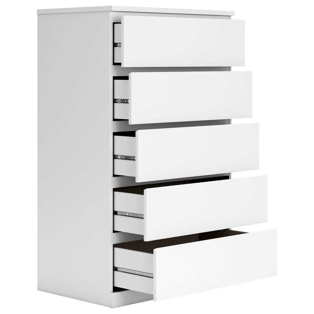 Ashley Onita 5-Drawer Chest in White, , large