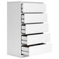 Ashley Onita 5-Drawer Chest in White, , large
