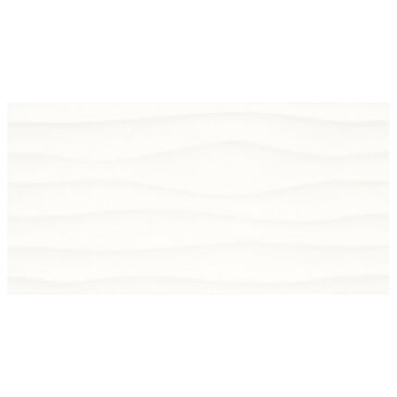 Dal-Tile Multitude Origami White Wave 12" x 24" Ceramic Tile, , large