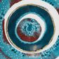 Maple and Jade 24" x 24" Wall Decor in Blue, White and Brown, , large