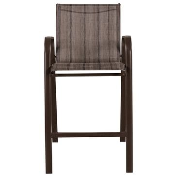 Loni Birch Bar Height Chair in Brown, , large