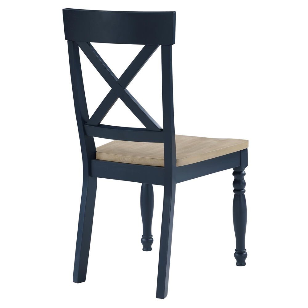 Steve Silver Darcy Dining Side Chair in Blue, , large