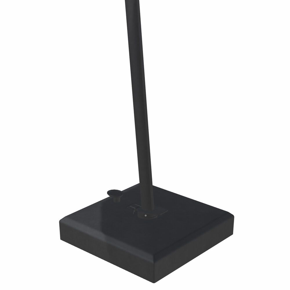 Garden Party Starlux AKZ Plus 13" Octagon Cantilever Umbrella with Base in Black, , large