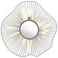 Zuo Modern Comet Mirror in Black/Gold, , large