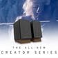 Klipsch Flexus 3" Powered Monitors Bookshelf Speakers Pair in Black, , large