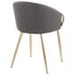 LumiSource Claire Accent Chair in Grey, , large