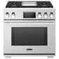 Signature Kitchen Suite 36" Dual-Fuel Pro Range with Sous Vide in Stainless Steel, , large