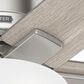Hunter Fitzgerald 44" Ceiling Fan with LED Lights in Brushed Nickel, , large