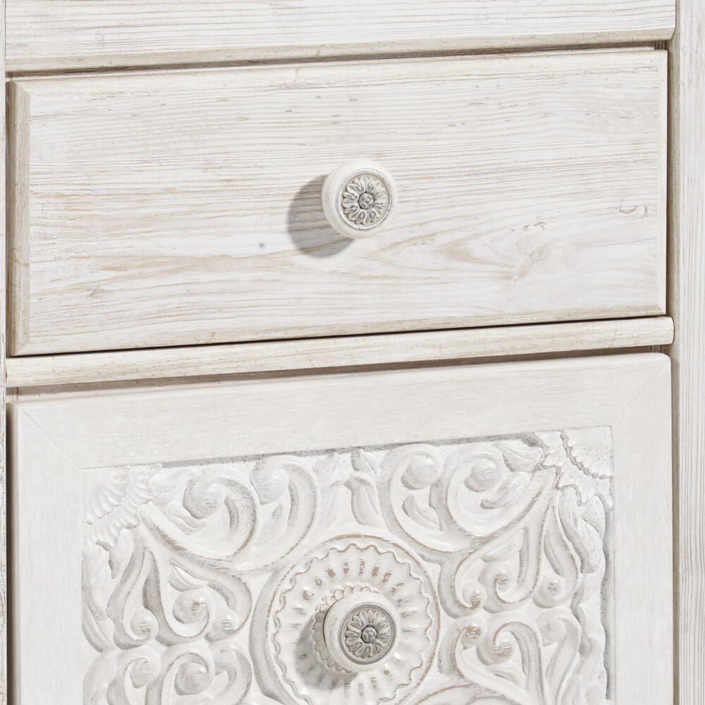 Ashley Paxberry 5-Piece Twin Bedroom Set in Whitewash, , large