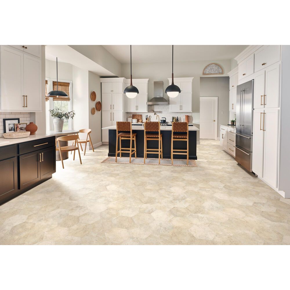 Mannington Adura Apex Luxxe Hexagon Pearl 13.6" x 11.8" Luxury Vinyl Plank, , large