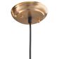 Zuo Modern Gisela Ceiling Lamp in Brass, , large