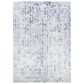 Couristan Calinda Kingsbury 2" x 3" Steel Blue and Ivory Area Rug, , large