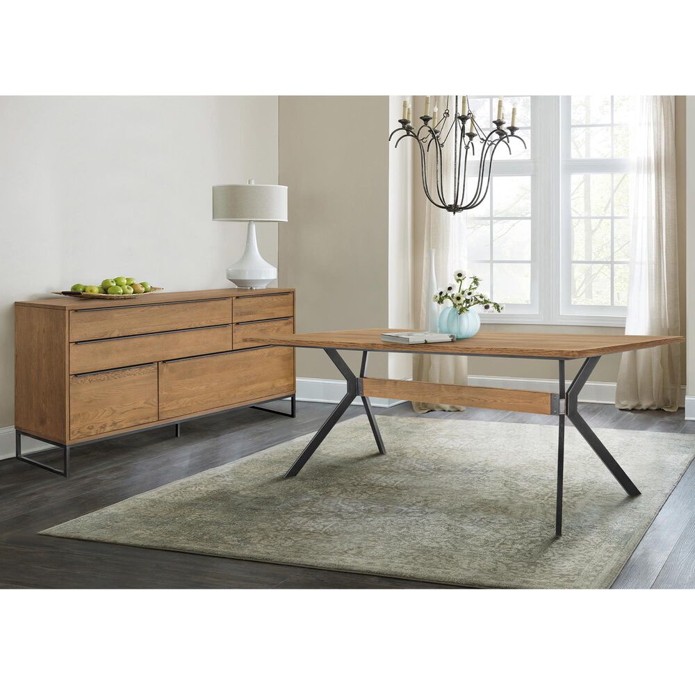 Blue River Nevada 2-Piece Dining Table Set in Balsamico, , large