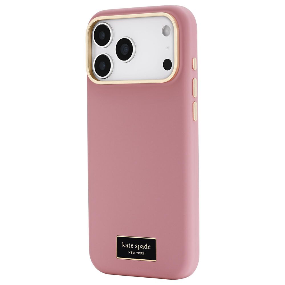 Kate Spade Silicone MagSafe Case for Apple iPhone 17 Pro Max in Icon Dusk Rose, , large