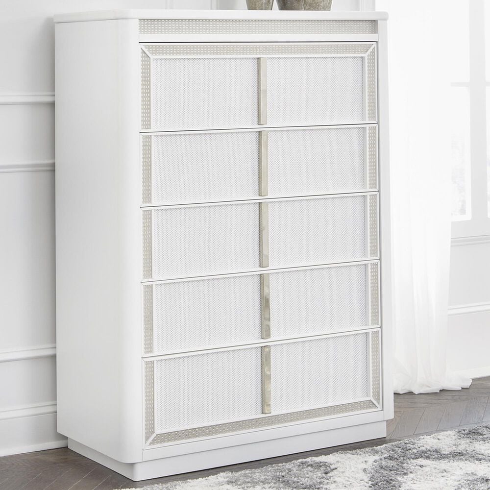Millenium Chalanna 5-Drawer Chest in White, , large