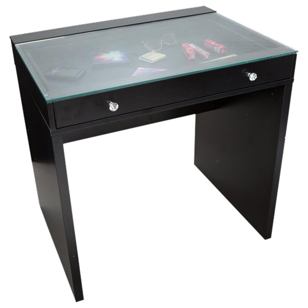 Impressions Vanity Slaystation Mini Vanity Table in Pro Black, , large